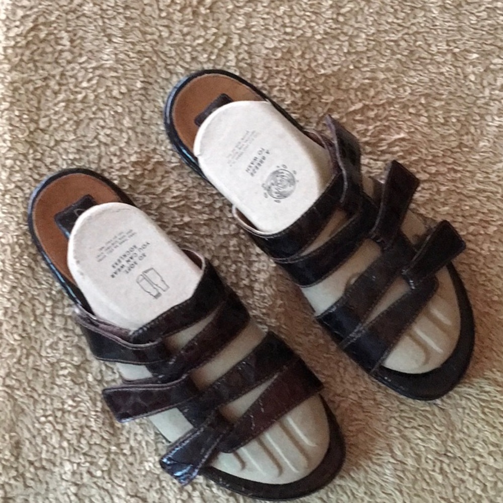 Brown Slides by Clarks